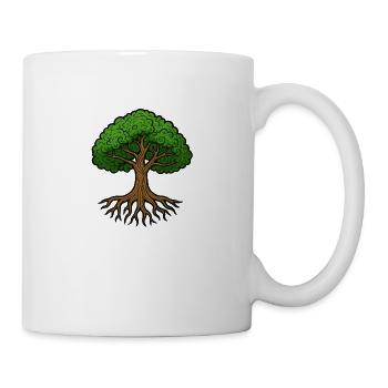 Arbre de vie - Mug blanc - blanc - Droite