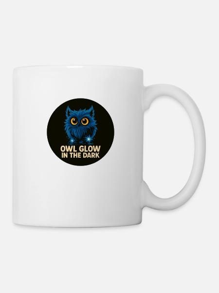 Eule - Tasse - Weiß