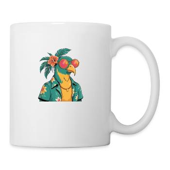 Colibri Oiseau Drôle D’été - Mug blanc - blanc - Droite