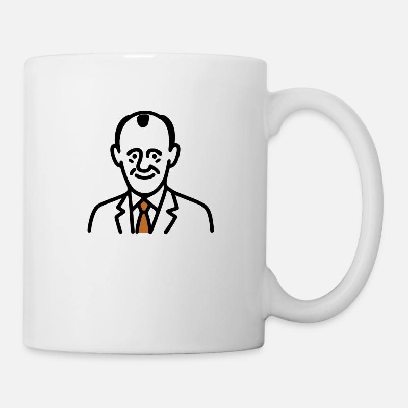 Friedrich Merz Cartoon Comic - Tasse - Weiß