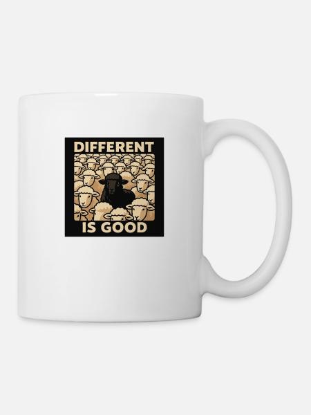 Schaf Schafherde - Tasse - Weiß