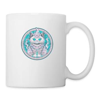 fantaisiste chat - Mug blanc - blanc - Droite