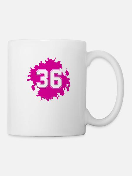 klecks 36 - Tasse - Weiß