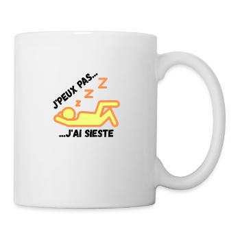 I can't I took a nap - Mug - white - Right