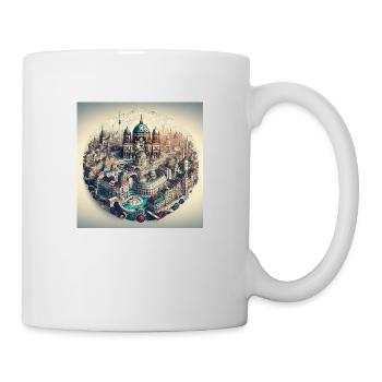 Berlin City - Mug blanc - blanc - Droite