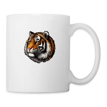 Tiger Tiger Cat: A Royal Cat - Mug - white - Right