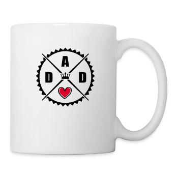 Dad Heart - Mug - white - Right