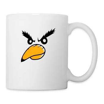 Raven Bird Peeps Evil Cool Funny Comic Humor Fun - Mug - white - Right