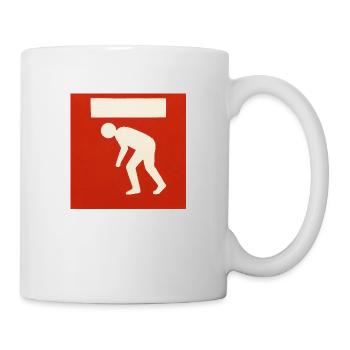 Watch Your Head - Mug - white - Right