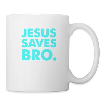 Jésus sauve mon frère - Mug blanc - blanc - Droite