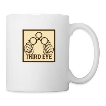 Das dritte Auge Third Eye - Tasse - Weiß - Rechts