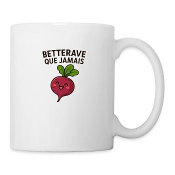Beetroot with a vegetable - Mug - white - Right
