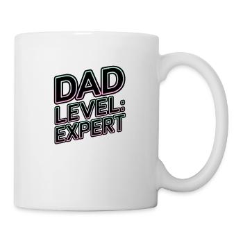 Niveau de papa : Expert - Mug blanc - blanc - Droite