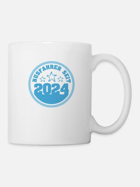 Busfahrer 2024 - Tasse - Weiß