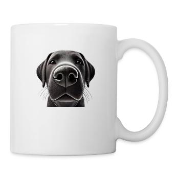 Dog Head 7 black - Mug - white - Right