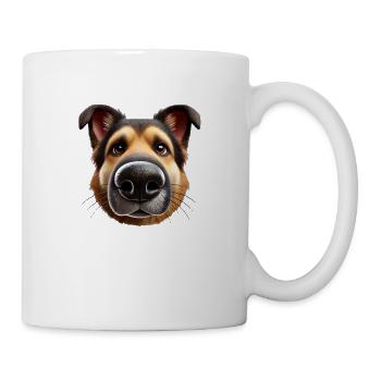Dog Head 8 Shepherd Dog - Mug - white - Right