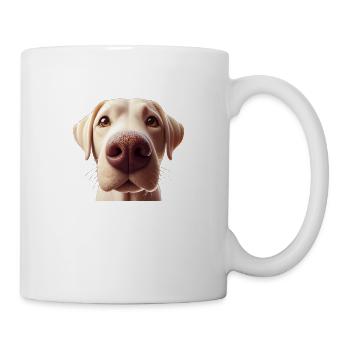 Dog Head 6 beige - Mug - white - Right