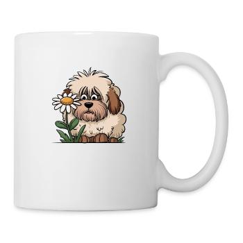 Alter englischer Schäferhund - Tasse - Weiß - Rechts
