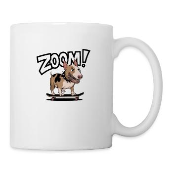 Bull terrier - Mug blanc - blanc - Droite