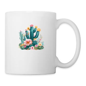 Cactus Plante Floral Cactus Tropical - Mug blanc - blanc - Droite