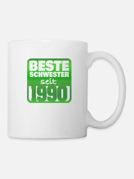 1990 - Tasse - Weiß