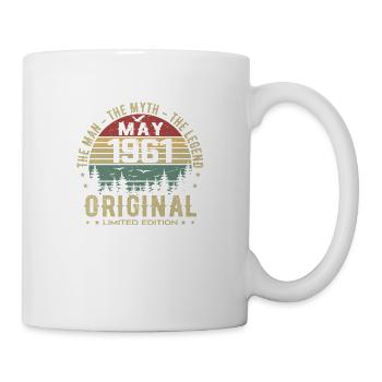 May 1961 Gift 64th Anniversary May 1961 May 1961 - Mug - white - Right