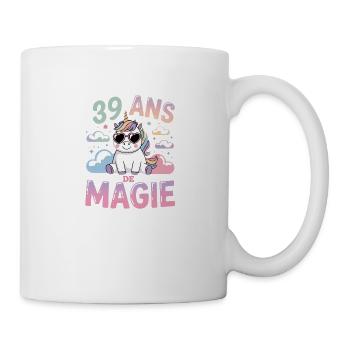 39 ans de magie - Mug blanc - blanc - Droite