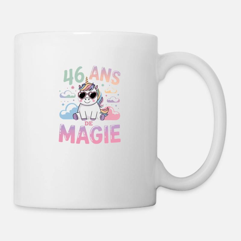 46 ans de magie - Mug blanc - blanc