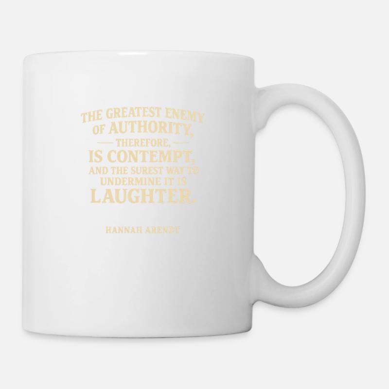 Quote Hannah Arendt - Mug - white