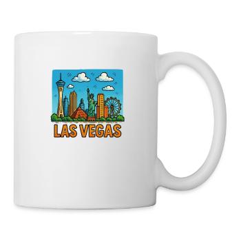 las vegas stadt - Tasse - Weiß - Rechts