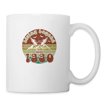 35e anniversaire Légende vivante depuis VIN 06/1990 - Mug blanc - blanc - Droite