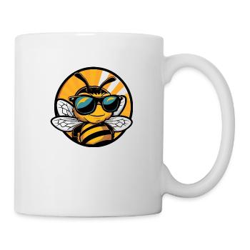 Abeille Fraîche Été - Mug blanc - blanc - Droite