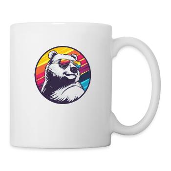 Ours polaire Cool Summer - Mug blanc - blanc - Droite