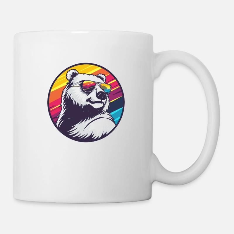 Ours polaire Cool Summer - Mug blanc - blanc