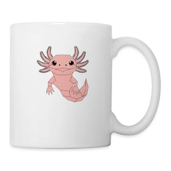 Axolotl géométrique – Graphisme minimaliste - Mug blanc - blanc - Droite