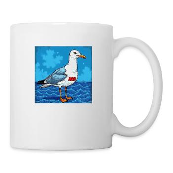 Moin, you beach pirates - Mug - white - Right