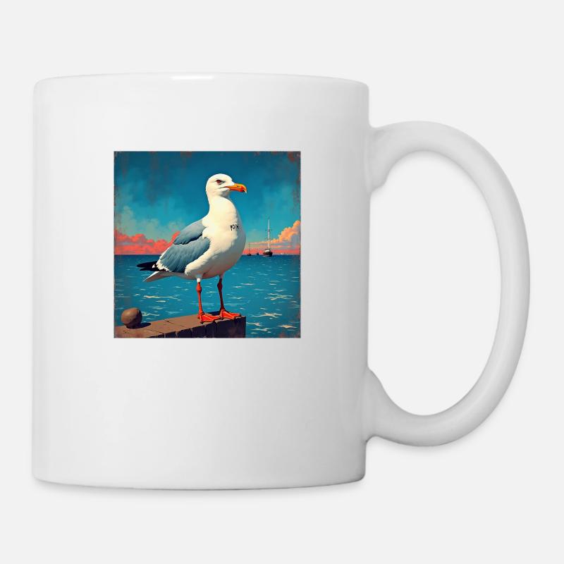 Moin, schönen Tag - Tasse - Weiß