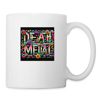 Inscription "Death Metal" - Mug blanc - blanc - Droite