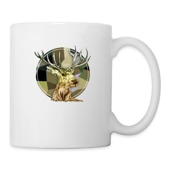 Cerf - Mug blanc - blanc - Droite