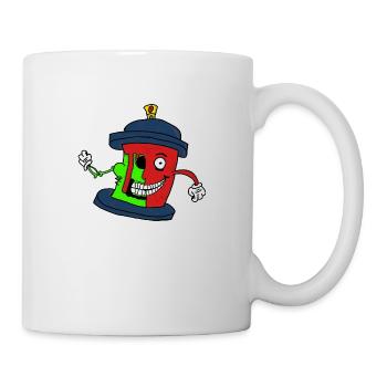 Crazy Spray - Tasse - Weiß - Rechts