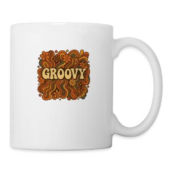 Groovy - Tasse - Weiß - Rechts