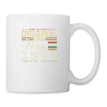 May 1955 Birthday Gift, May 1955 Gift - Mug - white - Right