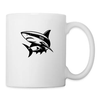 I've been to the Water Gym – Shark Fins Day - Mug - white - Right