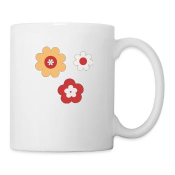 Classic Retro Flowers - Mug - white - Right