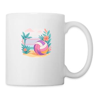 Sunset Spike – Beach Vibes Only - Mug - white - Right