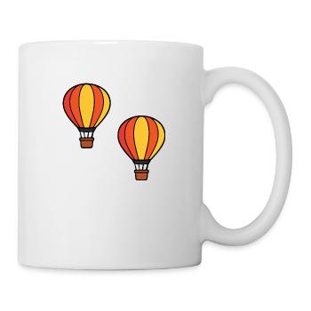 Heißluftballon - Tasse - Weiß - Rechts