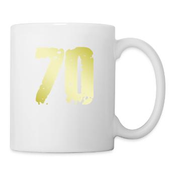 70 Number Vintage - Mug - white - Right