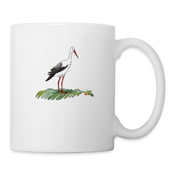 Vögel - Tasse - Weiß - Rechts
