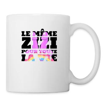 LE MÊME ZIZI POUR TOUTE LA VIE EVJF FUTURE MARIÉE - Mug blanc - blanc - Droite