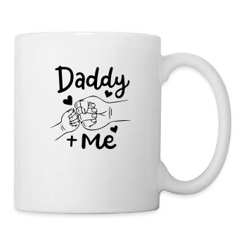 Papa, ich - Tasse - Weiß - Rechts
